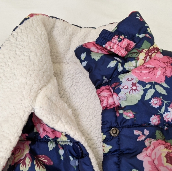 Cute Girls JW 2T Floral Puffer Jacket - Picture 4 of 7